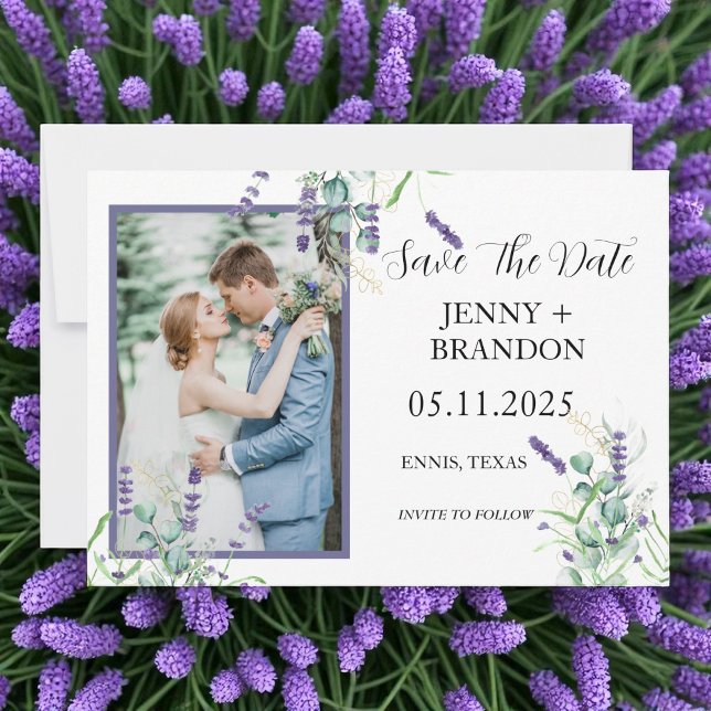 Lavendel Eucalyptus Herbs Foto Save The Date (Von Creator hochgeladen)