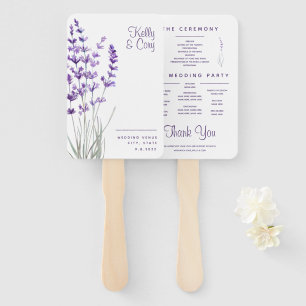 Lavendel Fächer