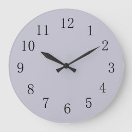 Lavendel-Farbe Große Wanduhr