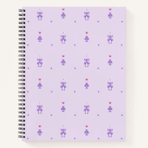 Lavendel-Feenzauber-Runen Notizbuch