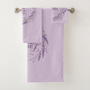Lavendel-Feld Handtuch-Set Badhandtuch Set