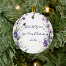 Lavendel Flieder Blumenbogen Weihnachten