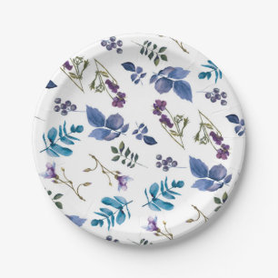 Lavendel Flieder Lila Iris Frühlingsfloristik Schi Pappteller
