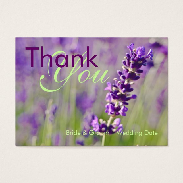 Lavendel ・ Gastgeschenk Hochzeit-Tag (Vorderseite)
