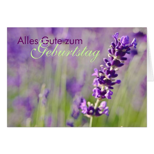 Lavendel • Geburtstagskarte Karte