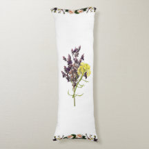Lavendel & Gelbe Wildblume Botanisches Design