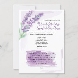 Lavendel-Geschenk der Erde-Ätherische Öle Einladung