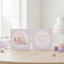 Lavendel-Gingham 1. Geburtstag