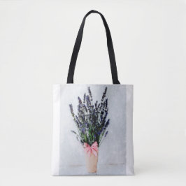 Lavendel-Glück-Bouquet-Tragetasche Tasche