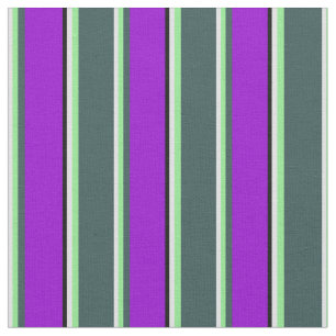 Lavendel, grün, dunkelgrau, violett und schwarz stoff