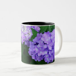 Lavendel Hortensie Zweifarbige Tasse