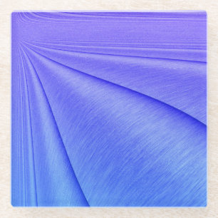 Lavendel in Violett-Kontur Glasuntersetzer