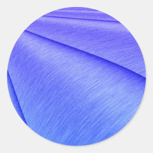 Lavendel in Violett-Kontur Runder Aufkleber