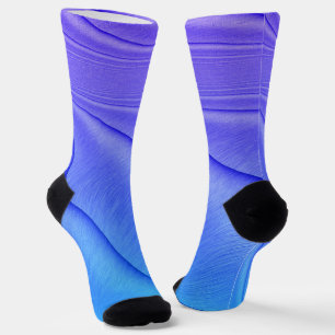 Lavendel in Violett-Kontur Socken