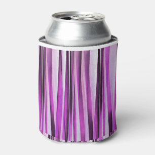 Lavendel-, Iris-und Trauben-Stripy Muster Dosenkühler