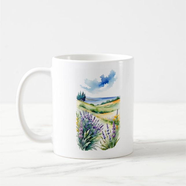 Lavendel Kaffeetasse (Links)