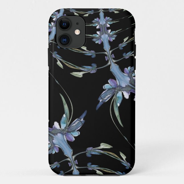 Lavendel-Kräuterpflanze-Gefärbte Krawatte Case-Mate iPhone Hülle (Rückseite)