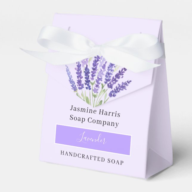 Lavendel Kunsthandwerkseife - Handmade Products Be Geschenkschachtel (Vorderseite)