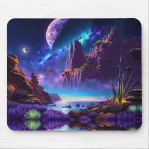 Lavendel Landscape Fantasy Mousepad