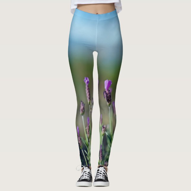 Lavendel Leggings (Vorderseite)