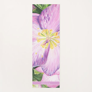 Lavendel-Lenten-Rose-BeYOUtiful-Blumen-Yoga-Matte Yogamatte