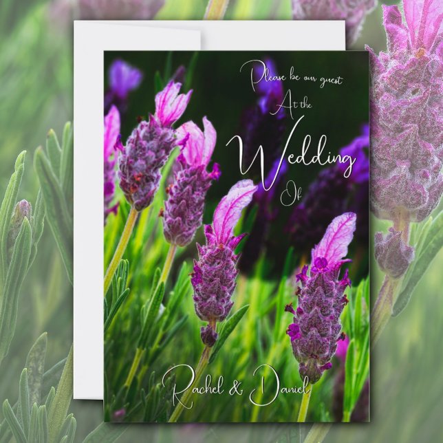 Lavendel, Liebe & Hingabe, Hochzeit Einladung (Von Creator hochgeladen)
