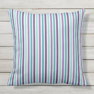 Lavendel, Lila, Aqua Mix, Match Floral Paisley Kissen Für Draußen