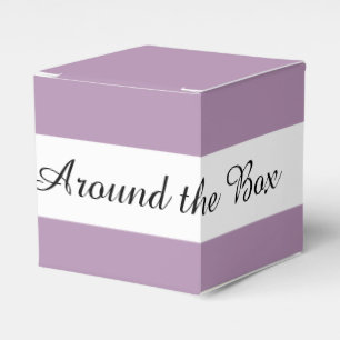 Lavendel-Lila-High-End-Solid-Farbe Geschenkschachtel