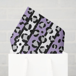 Lavendel Lila Leopard Fettdruckpapier Seidenpapier