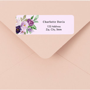 Lavendel lila rosa Rosen Blume Rücksendeadresse