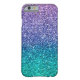 Lavendel-lila u. aquamarines Aqua-Grün-funkelnd Case-Mate iPhone Hülle (Rückseite)