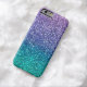 Lavendel-lila u. aquamarines Aqua-Grün-funkelnd Case-Mate iPhone Hülle (Beispiel)