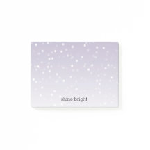 Lavendel Lila White Bokeh Confetti