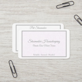 Lavendel Linen Zuhause & Personal Services Visitenkarte