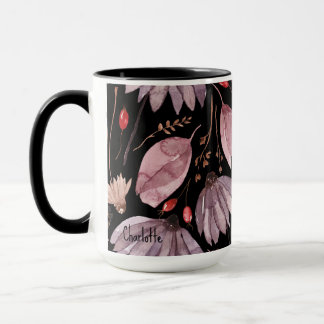 Lavendel-Lotus-Blumen-Tasse Tasse