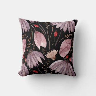 Lavendel-Lotus-Blumen-Wurfkissen Kissen