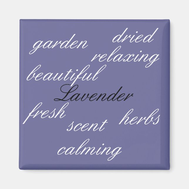 Lavendel - Magnet (Vorne)