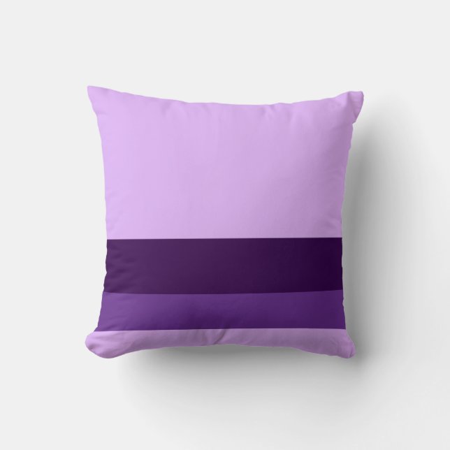 Lavendel mit Trennlinien + zwei Farben Kissen (Vorderseite)