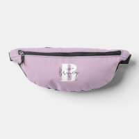 Lavendel Modernes Minimalistisches Mit Monogramm