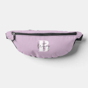 Lavendel Modernes Minimalistisches Mit Monogramm Bauchtasche