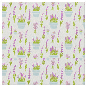 Lavendel-Muster Stoff