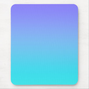 Lavendel nach Aqua Aquamarin Gradient Mousepad