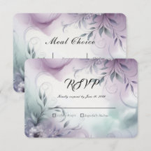 Lavendel-Nebel und Wasserfarben-Geflüster Hochzeit