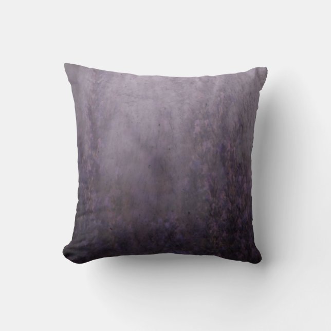 Lavendel-Nebel-Wandgemälde Kissen (Vorderseite)