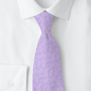 Lavendel Paisley Krawatte
