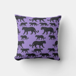 Lavendel-Panther-Wurfkissen Boho-Homedekoration Kissen