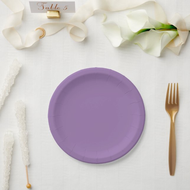 Lavendel Pappteller (Hochzeit)