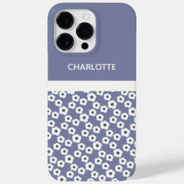 Lavendel Personalisiert Moderne Retro Blumenmuster Case-Mate iPhone 14 Pro Max Hülle