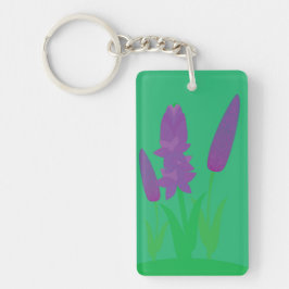 Lavendel Pflanzen Schlüsselanhänger