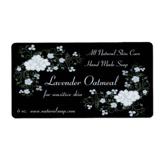 Lavendel Phlox Blüten und Reben Handgemachte Seife